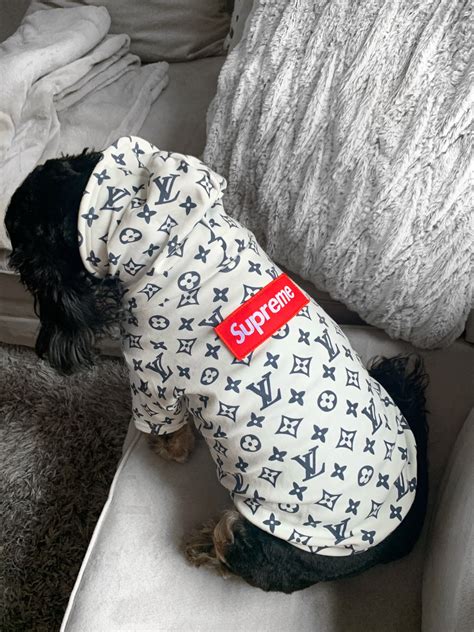 supreme lv dog hoodie|supreme Lv hoodie cheap.